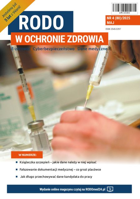 RODO w ochronie zdrowia nr 80
