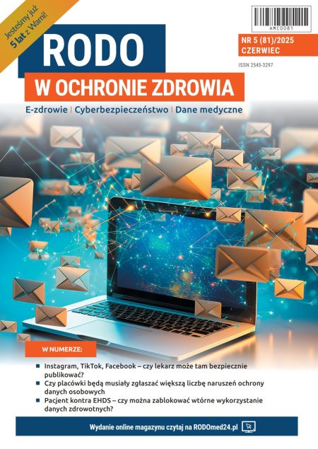 RODO w ochronie zdrowia nr 81