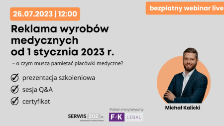 Reklama wyrobów medycznych od 1 stycznia 2023
