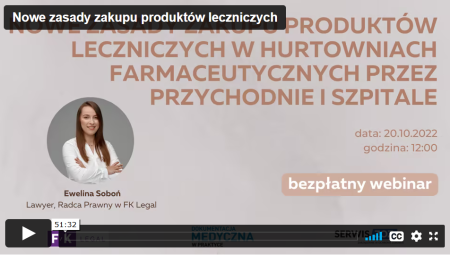 Nowe zasady zakupu produktów leczniczych w hurtowniach farmaceutycznych przez przychodnie i szpitale