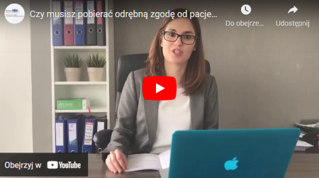 Czy musisz pobierać odrębną zgodę od pacjenta na przetwarzanie jego danych dotyczących zdrowia