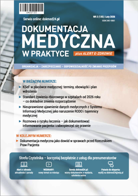 dokumentacja medyczna w praktyce  luty 2026