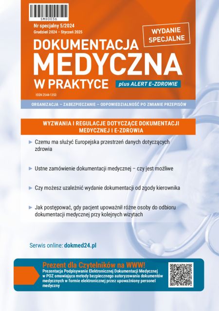 Dokumentacja medyczna w praktyce nr specjalny 36 5MD0036