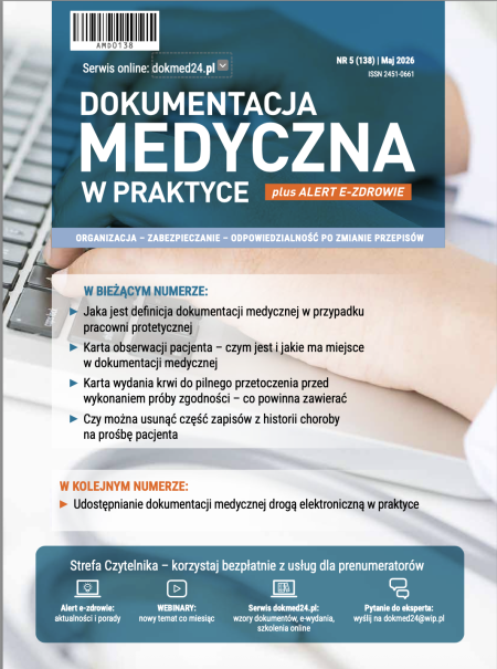 Domentacja Medyczna Maj 2026 okładka